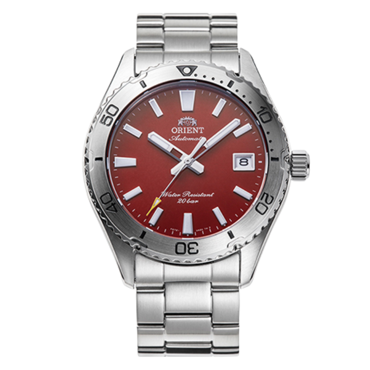 Orient Mako 40 RA-AC0Q09R Automatic Diver Red Dial Watch