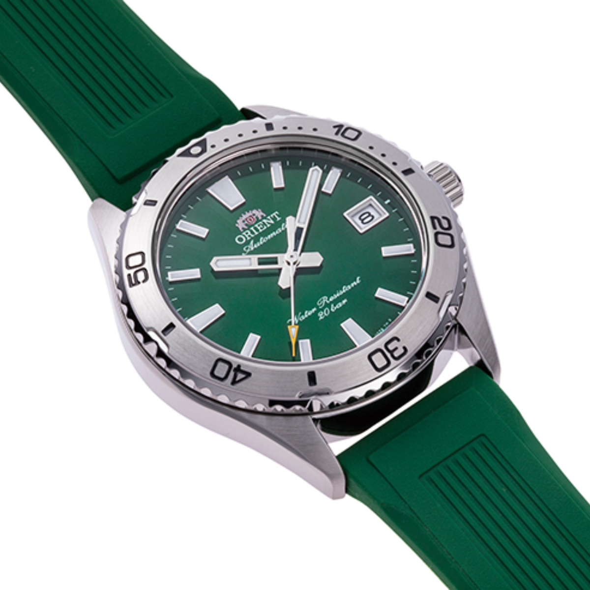 Orient Mako 40 RA-AC0Q11E Automatic Diver Green Dial Watch