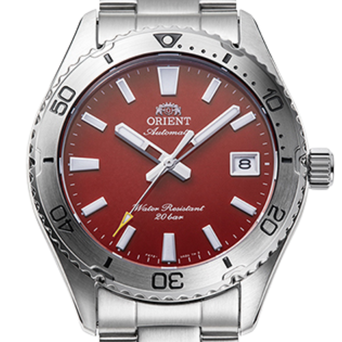 Orient Mako 40 RA-AC0Q09R Automatic Diver Red Dial Watch
