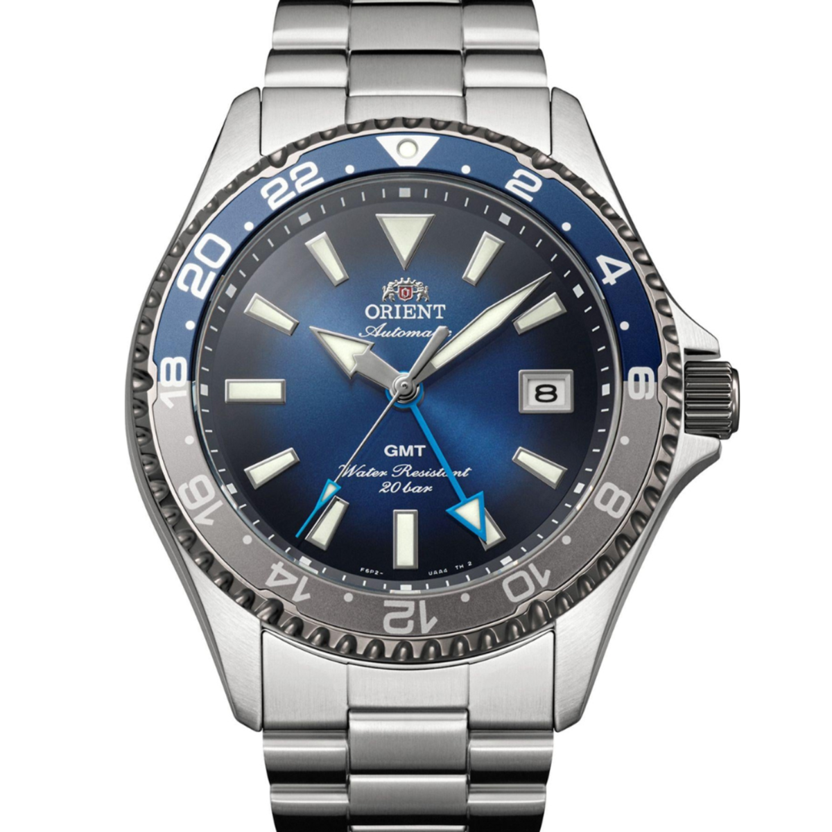 Orient Mako GMT Limited Edition Blue Dial Watch RA-BC0005L