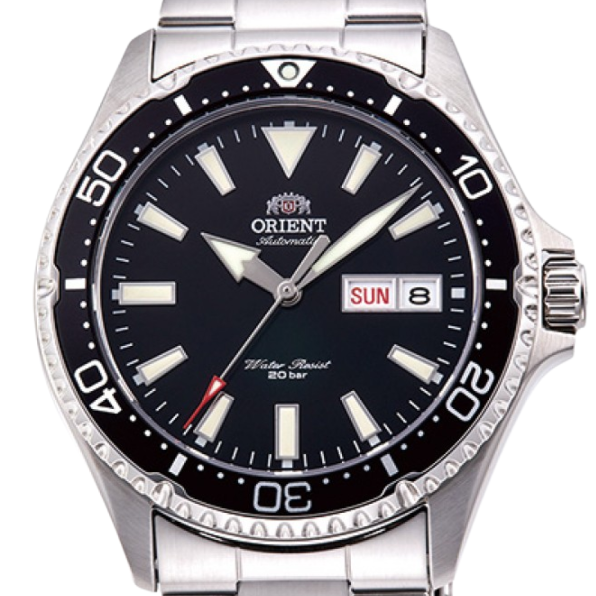 Orient Mako 3 Sports RN-AA0001B Automatic Black Dial Divers 200m Mens Watch