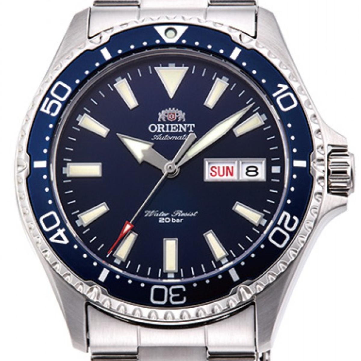Orient Mako 3 Sports RN-AA0002L Automatic Blue Dial Divers 200m JDM Mens Watch