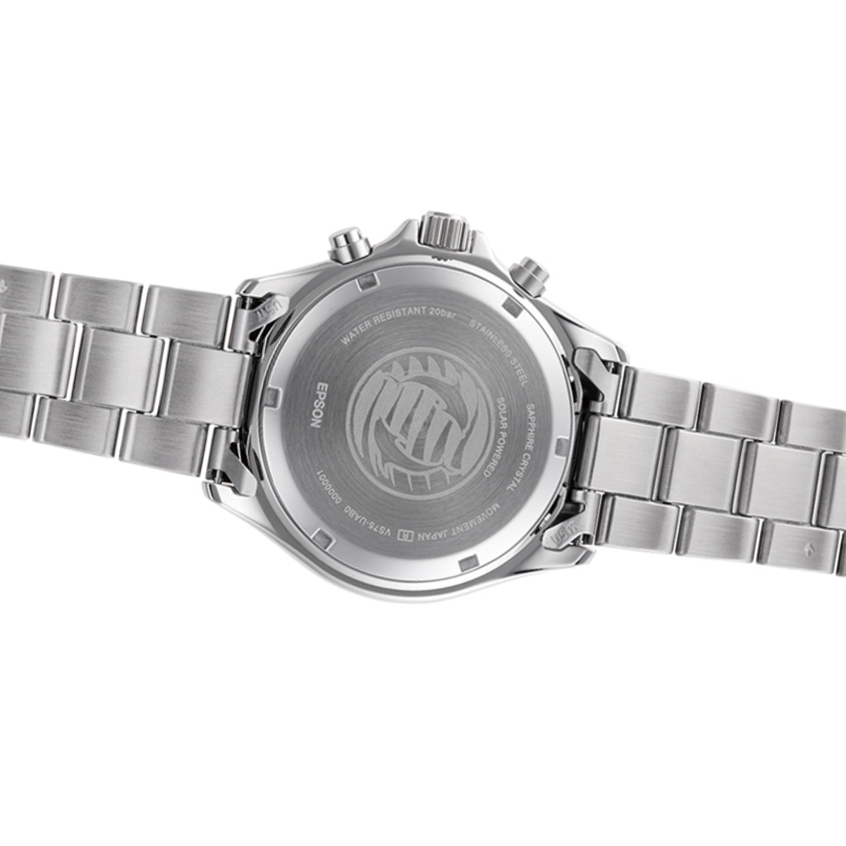 Orient Mako RA-TX0206L Solar Sky Blue Dial Chronograph Sports Mens Watch