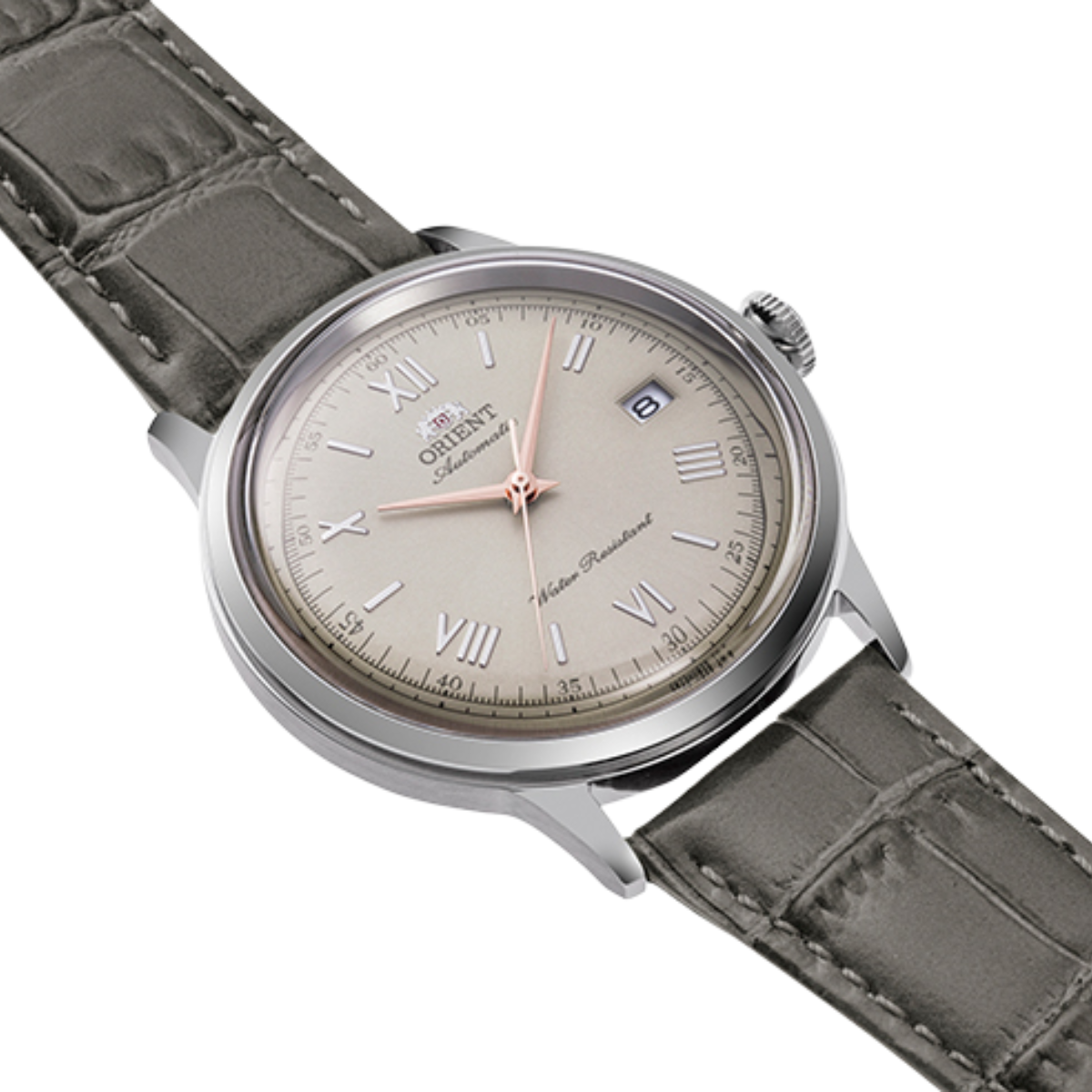 Orient RA-AC0025N Bambino Version 2 Beige Dial Mechanical Leather Classic Watch
