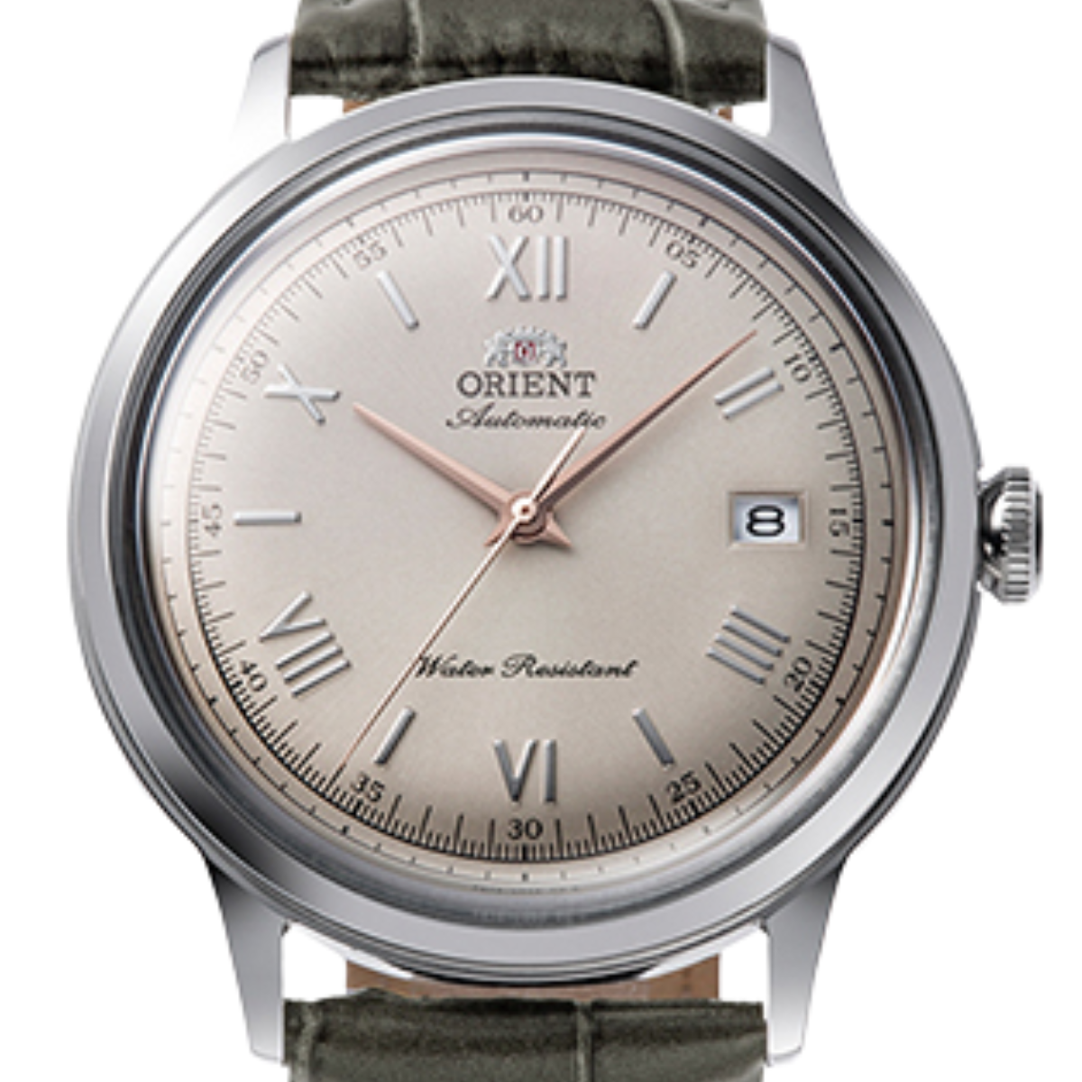 Orient RA-AC0025N Bambino Version 2 Beige Dial Mechanical Leather Classic Watch