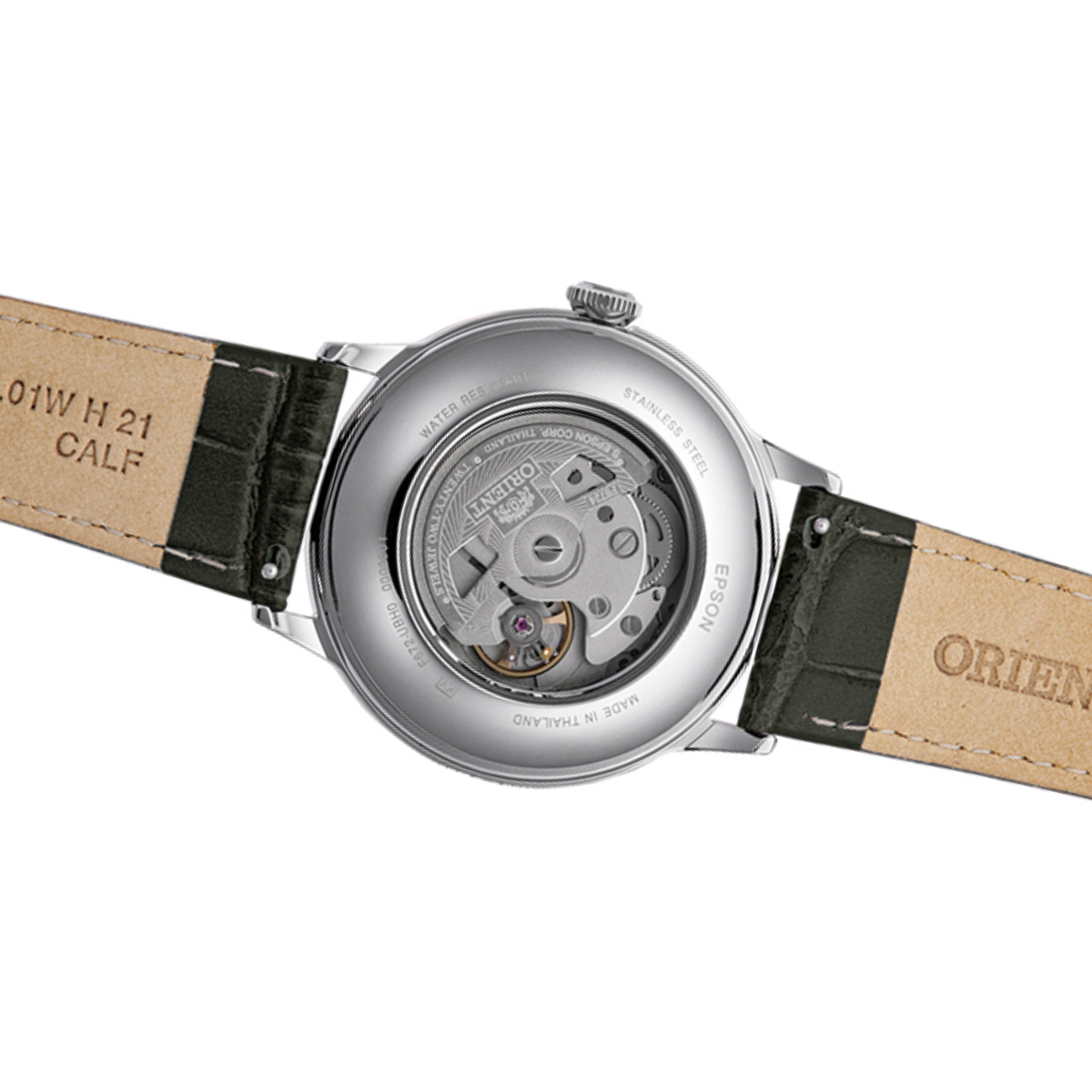 Orient RA-AC0025N Bambino Version 2 Beige Dial Mechanical Leather Classic Watch