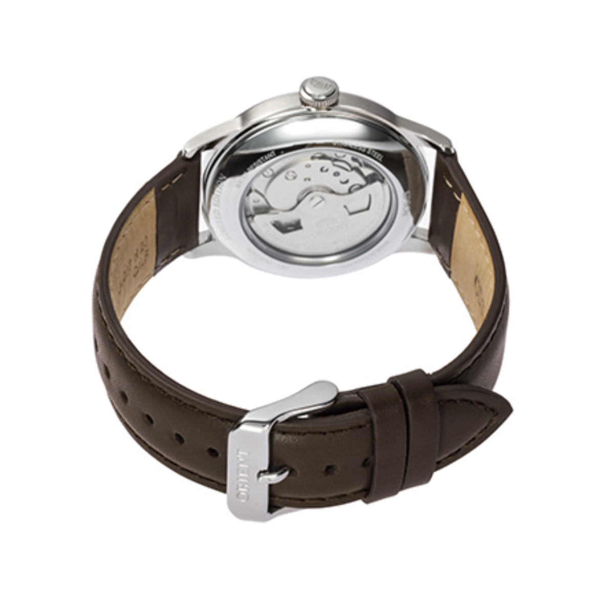 Orient RA-AC0M14L Bambino Limited Edition Light Blue Dial Mechanical Leather Watch