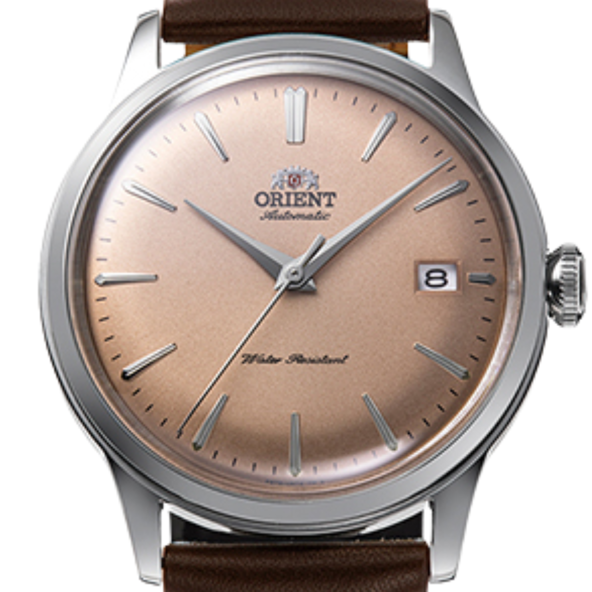 Orient RA-AC0M15Y Bambino Limited Edition Copper Dial Mechanical Leather Watch