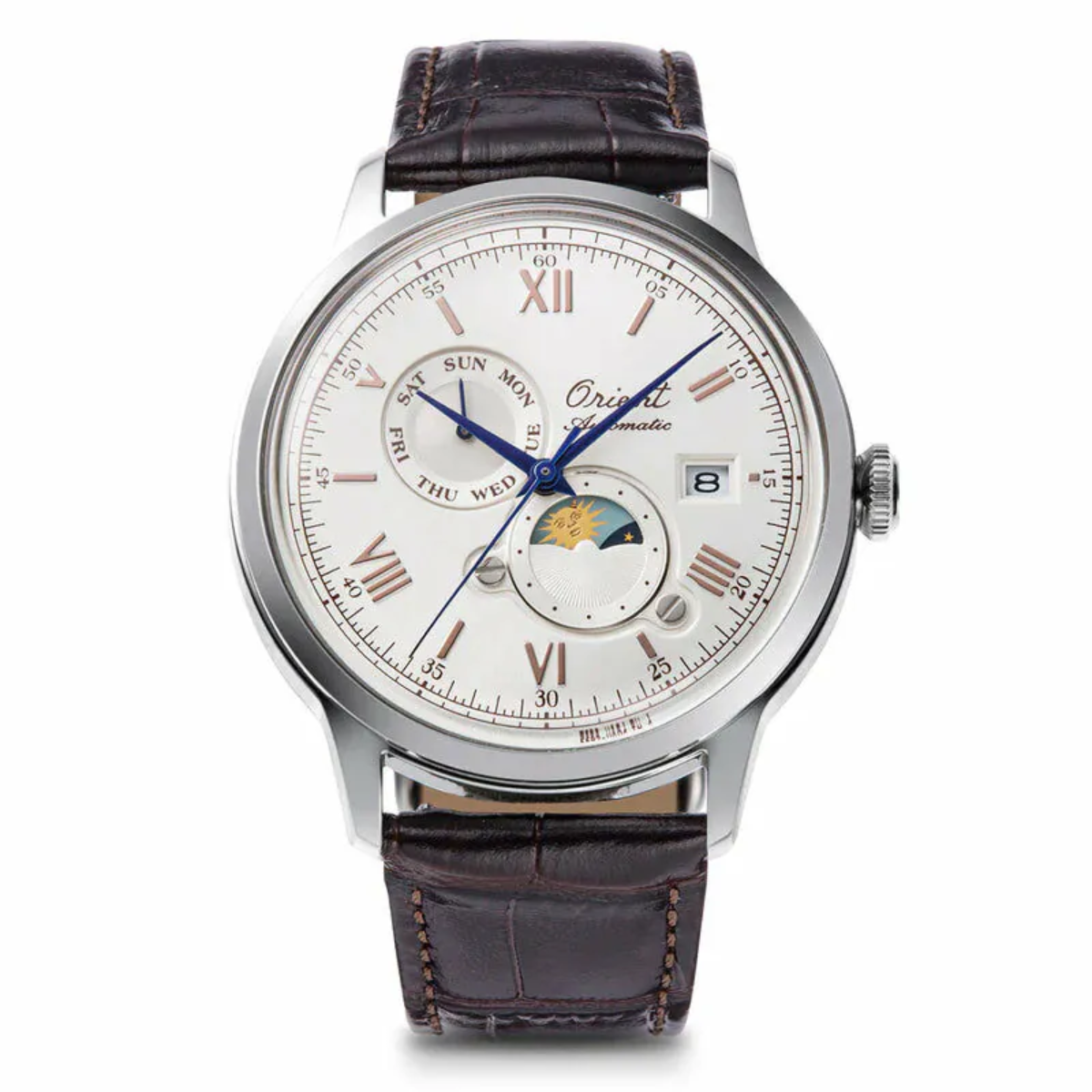 Orient RA-AK0808S Bambino Sun & Moon 75th Anniversary Limited Edition Watch