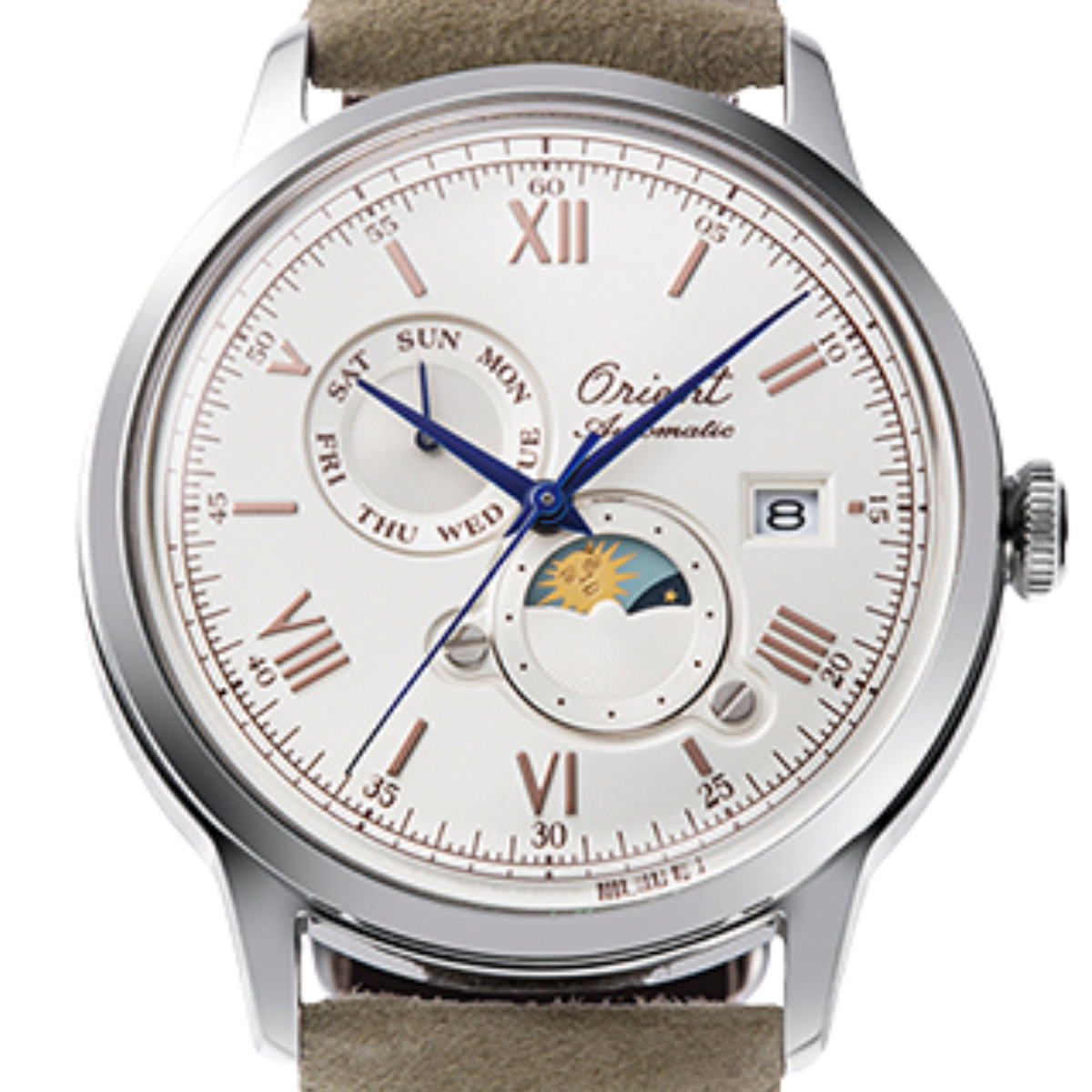 Orient RA-AK0808S Bambino Sun & Moon 75th Anniversary Limited Edition Watch