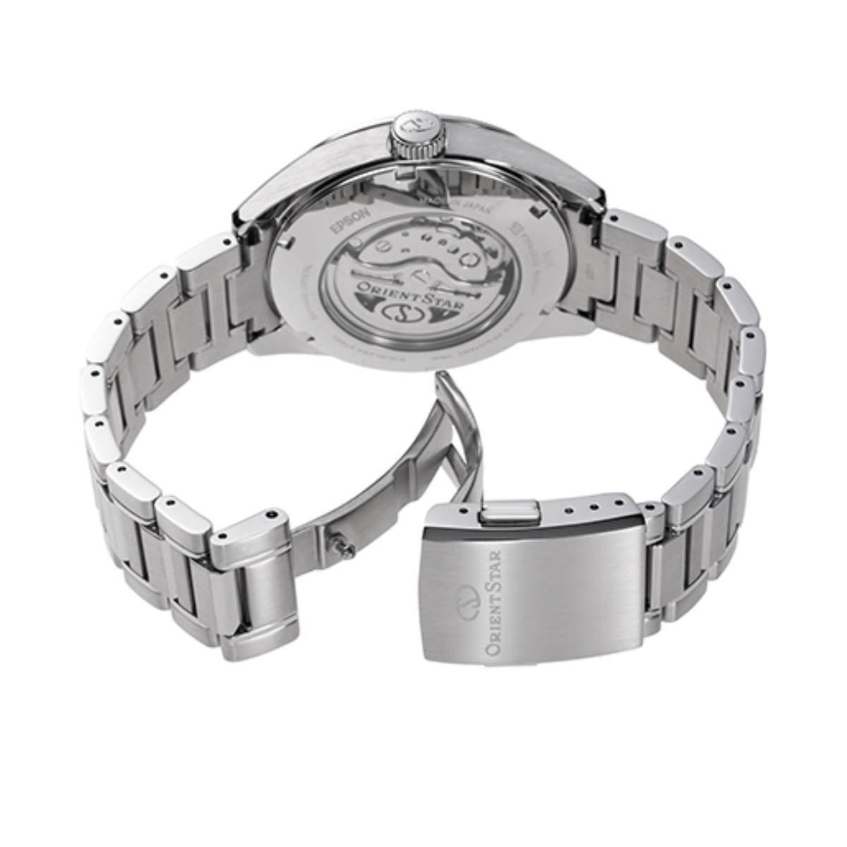 Orient Star RE-BY0005A M34 F7 Semi Skeleton Green Dial Mother of Pearl Watch