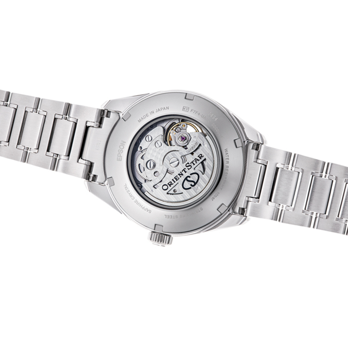 Orient Star RE-BY0005A M34 F7 Semi Skeleton Green Dial Mother of Pearl Watch