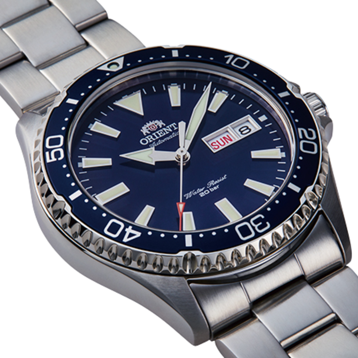 Orient Mako 3 Sports RN-AA0002L Automatic Blue Dial Divers 200m JDM Mens Watch