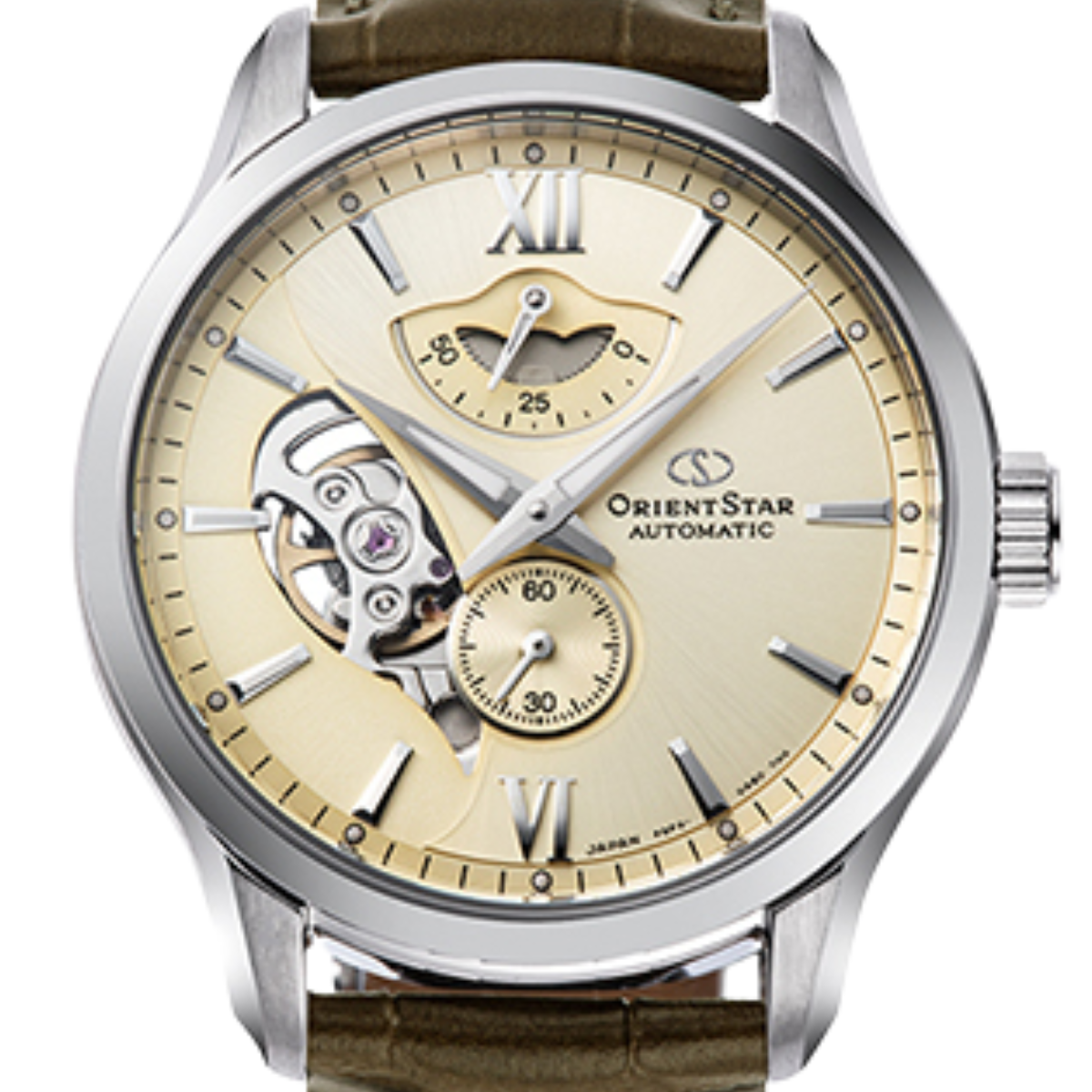 Orient Star RE-AV0B10G: Layered Skeleton Automatic Gold Dial