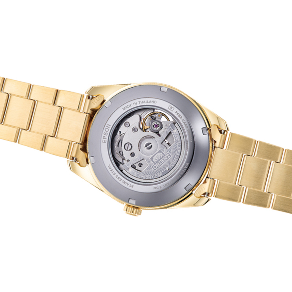 Orient RA-AR0007S Contemporary Semi Skeleton White Dial Mechanical Watch