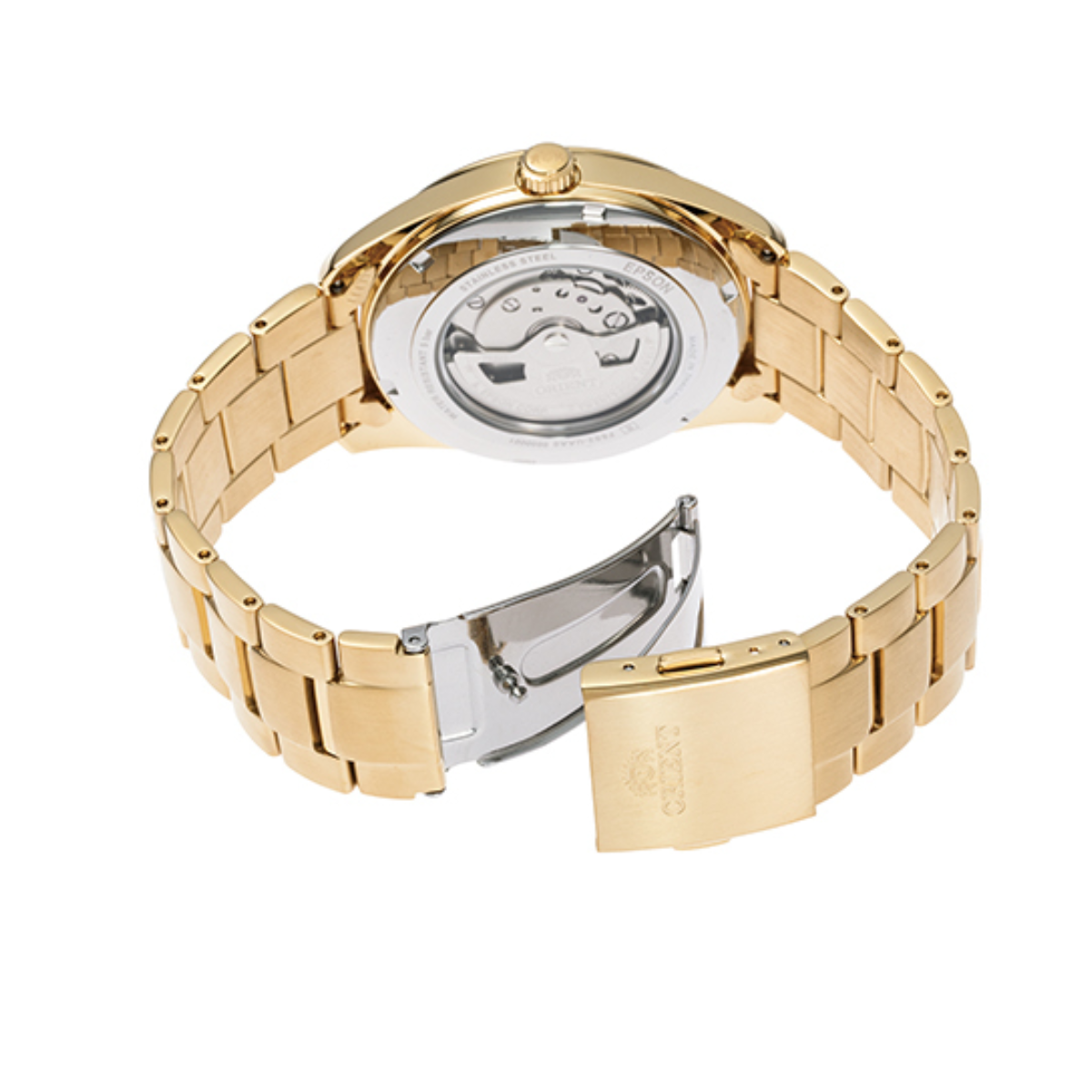 Orient RA-AR0007S Contemporary Semi Skeleton White Dial Mechanical Watch