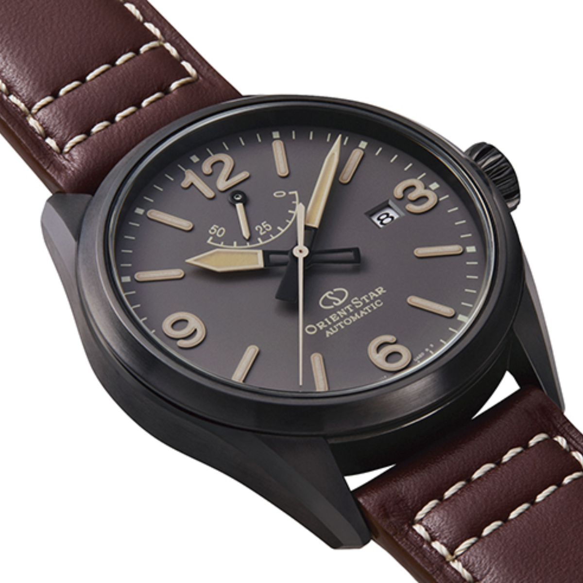 Orient Star RE-AU0202N Mechanical Grey Dial Leather Sports Watch