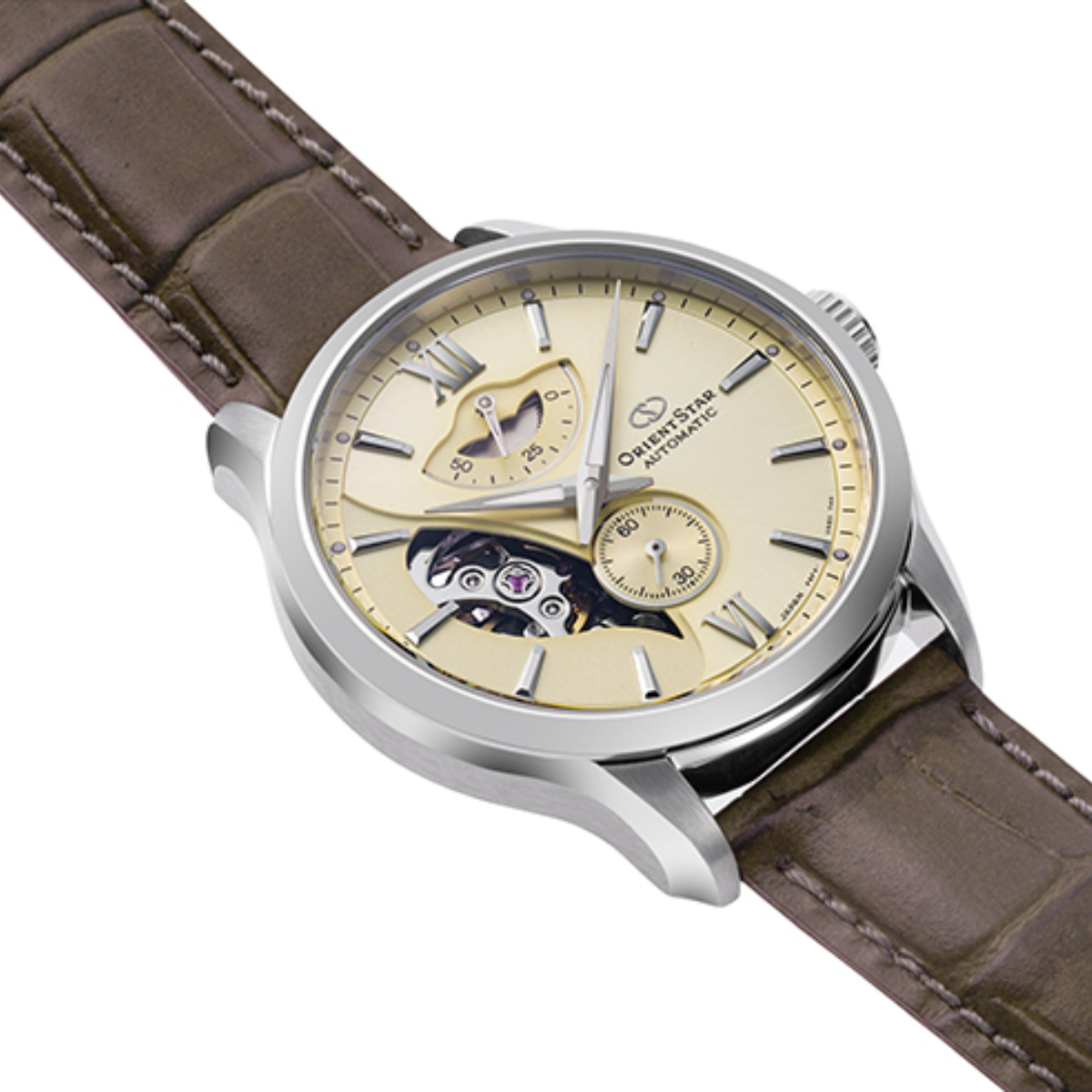 Orient Star RE-AV0B10G: Layered Skeleton Automatic Gold Dial