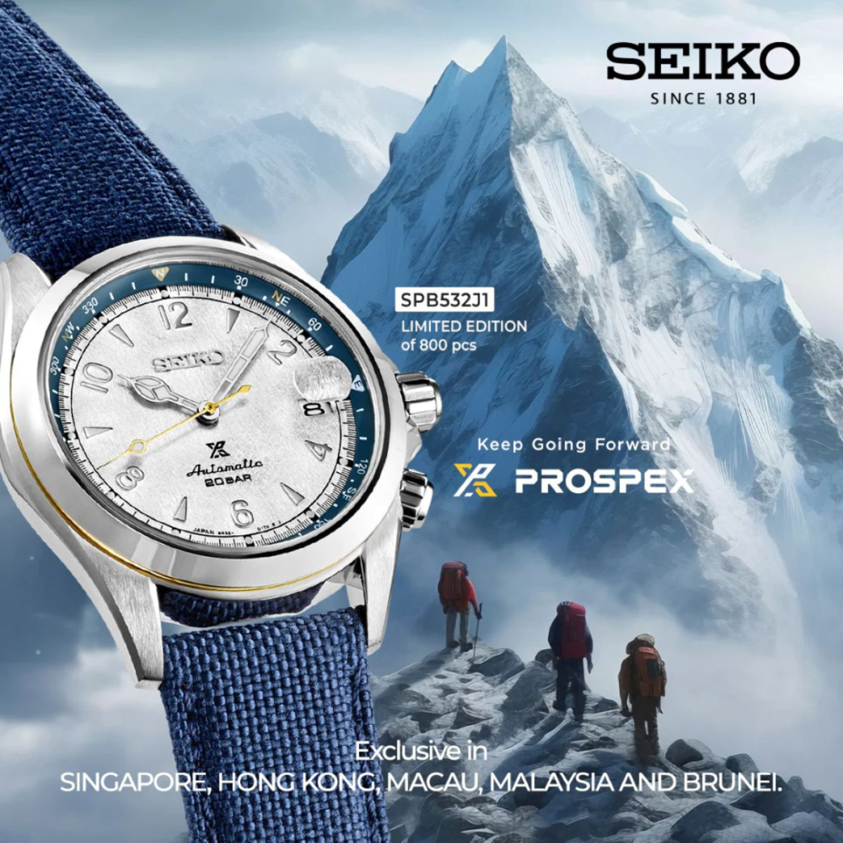 Seiko Prospex Alpinist Limited Edition SPB532J1 Automatic Watch