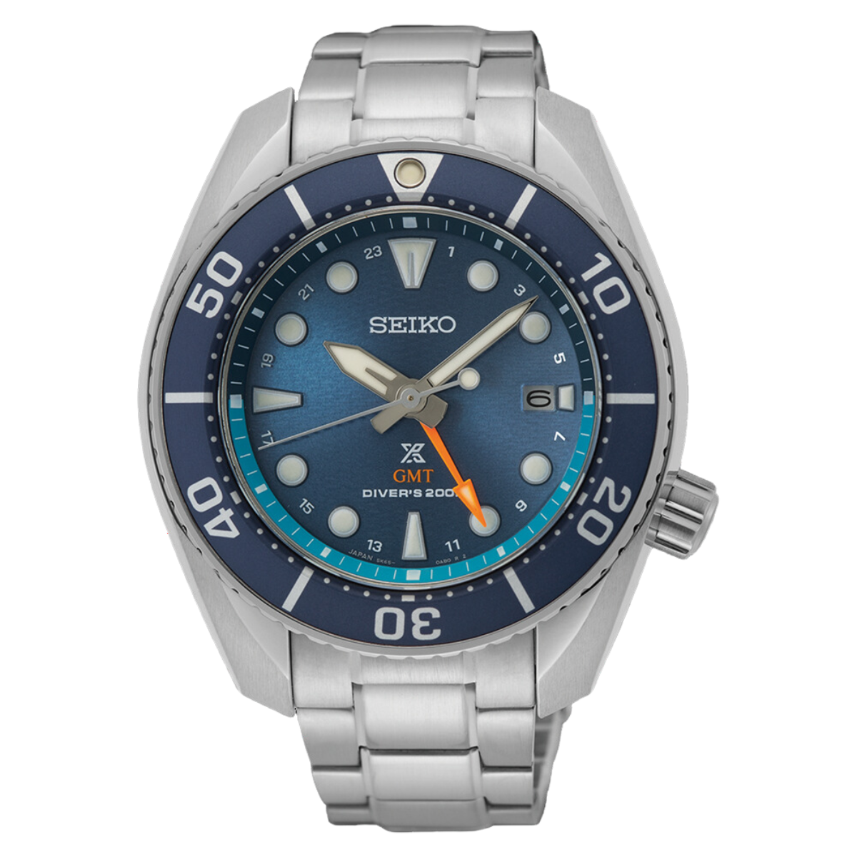 Seiko GMT Prospex Sumo SFK001J1 SFK001 SFK001J Blue Dial Solar Diving Watch