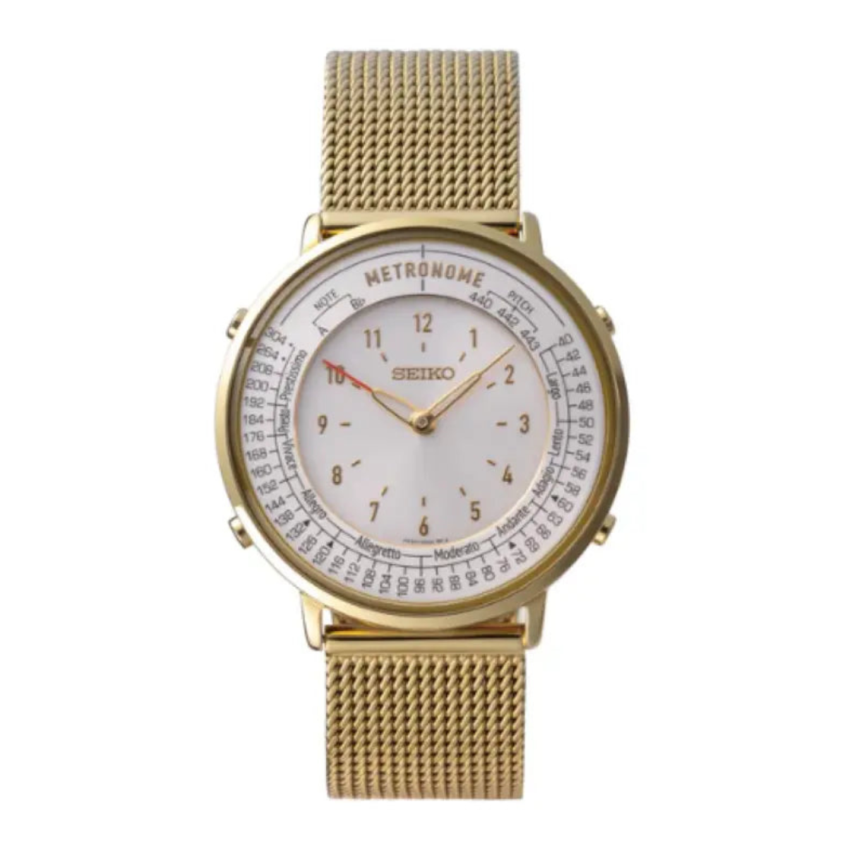 Seiko Metronome Standard Line | Gold Mesh SMW008A