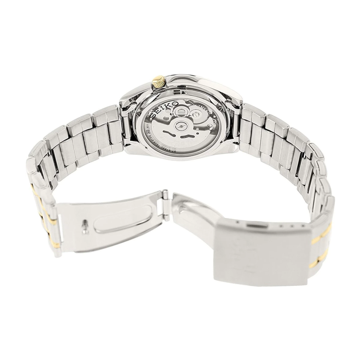 Seiko 5 Two Tone SNKL47K1 SNKL47 SNKL47K Automatic Analog Watch