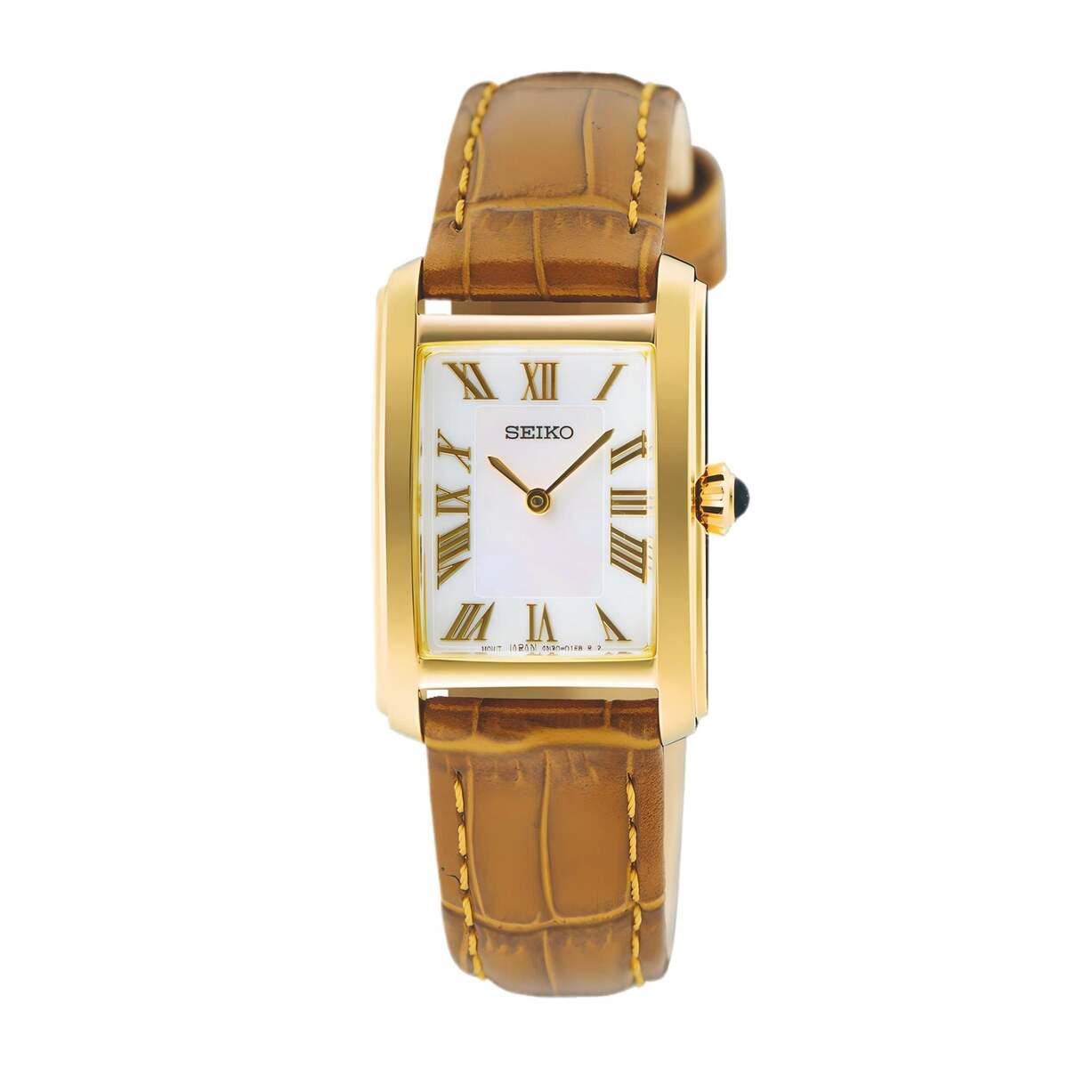 Seiko Conceptual Quartz Gold-Tone Mother-of-Pearl Women's Watch SWR100P1