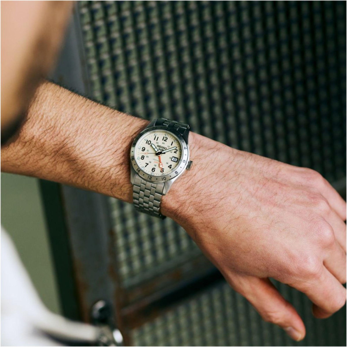 Seiko 5 Sports Field GMT Desert Sand Watch HDB002K1
