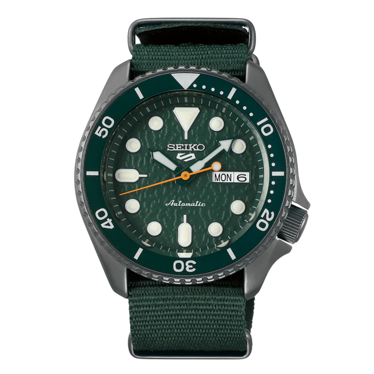 Seiko 5 Green Nylon SRPD77K1 SRPD77 SRPD77K Mechanical Watch