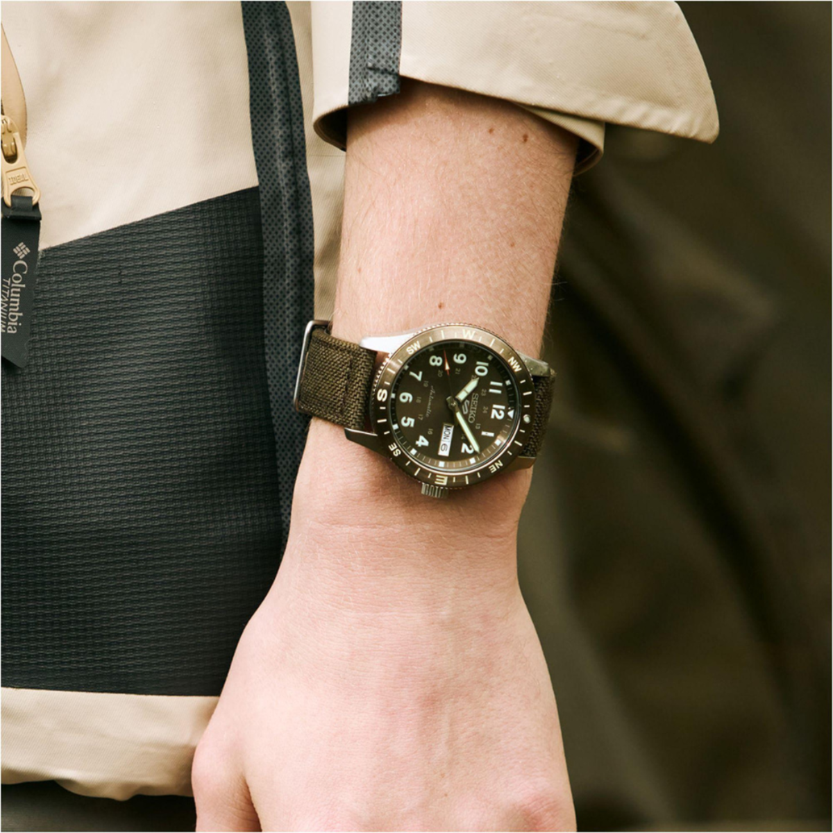 Seiko 5 Sports | HDB009K1 Field Series Earthy Brown Compass Edition Watch