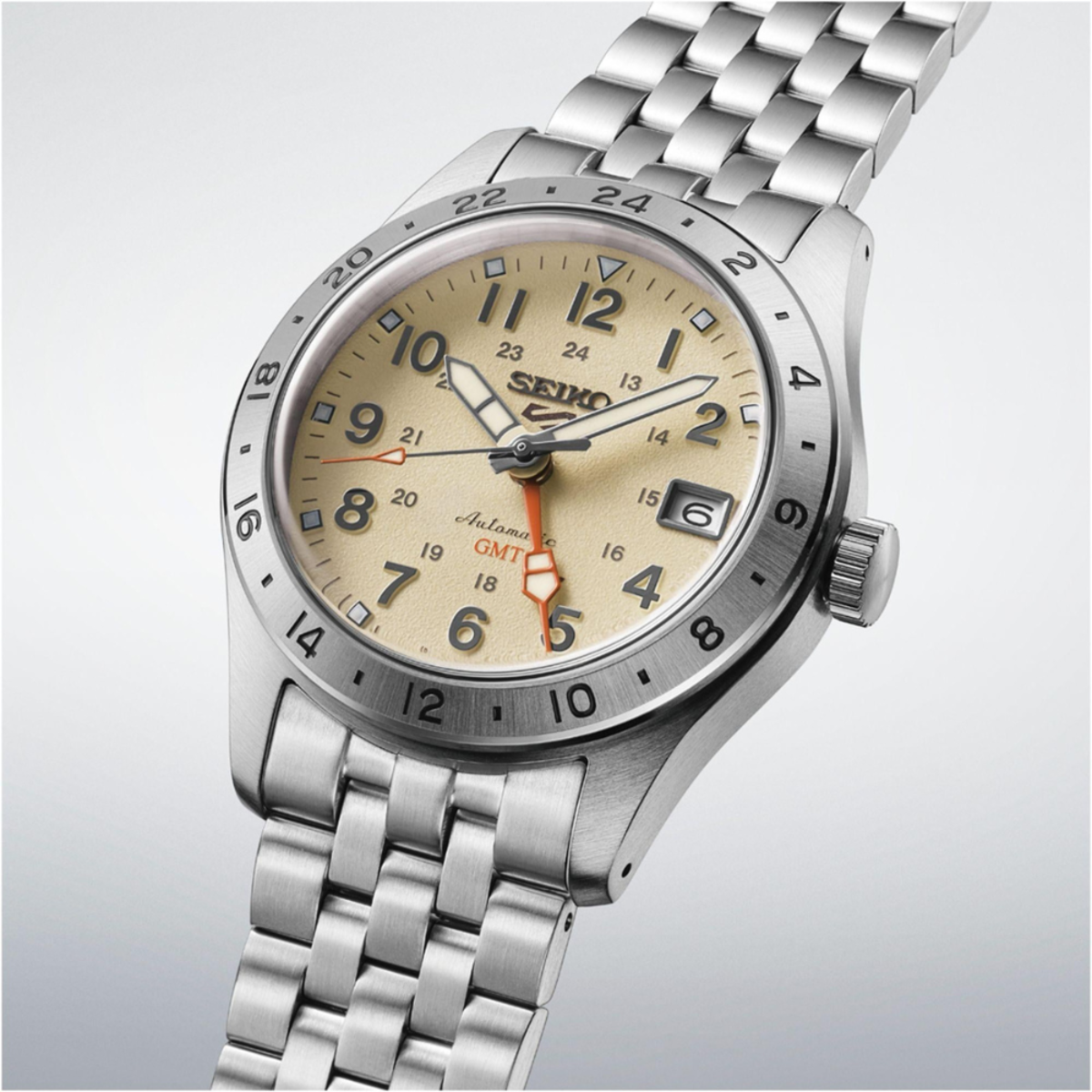 Seiko 5 Sports Field GMT Desert Sand Watch HDB002K1