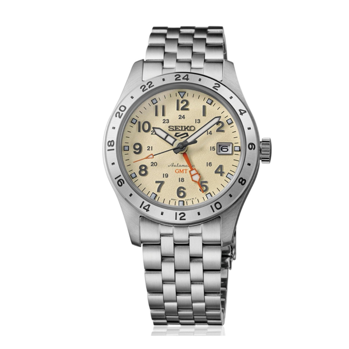 Seiko 5 Sports Field GMT Desert Sand Watch HDB002K1
