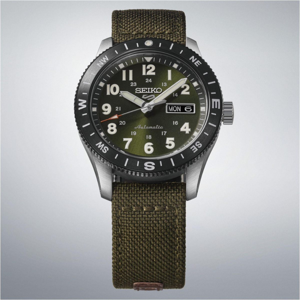 Seiko 5 Sports Green Nylon HDB008K1 Automatic Men's Watch