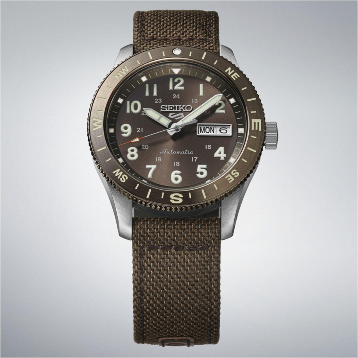 Seiko 5 Sports | HDB009K1 Field Series Earthy Brown Compass Edition Watch