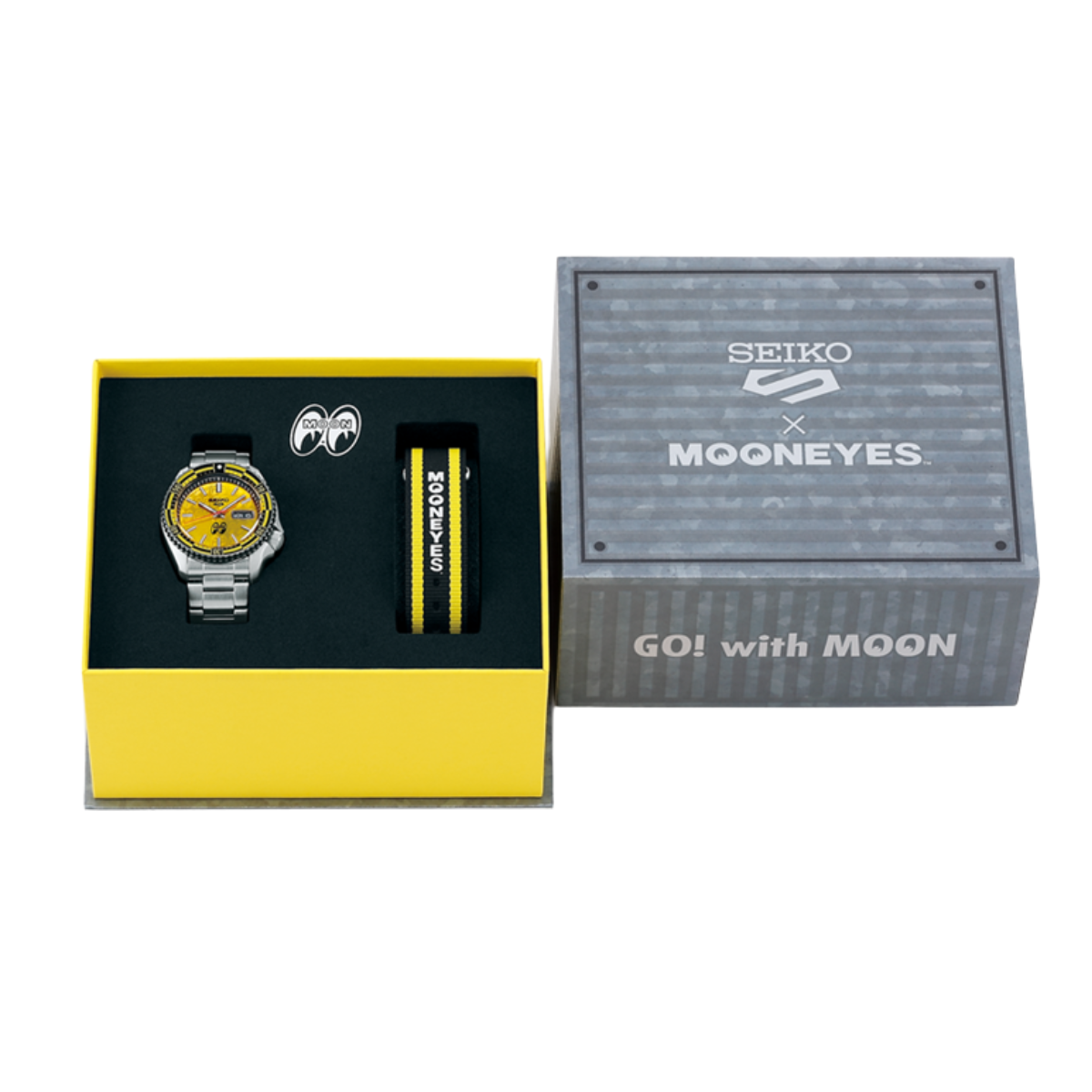 Seiko 5 Sports SRPL39K1 SRPL39 SRPL39K SKX Series Mooneyes Limited Edition Mens Watch