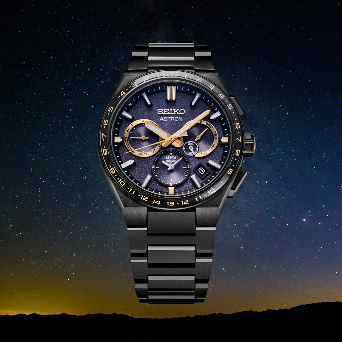 Seiko SSH145J1 Astron GPS Solar Dual Time LE Titanium: Global Precision