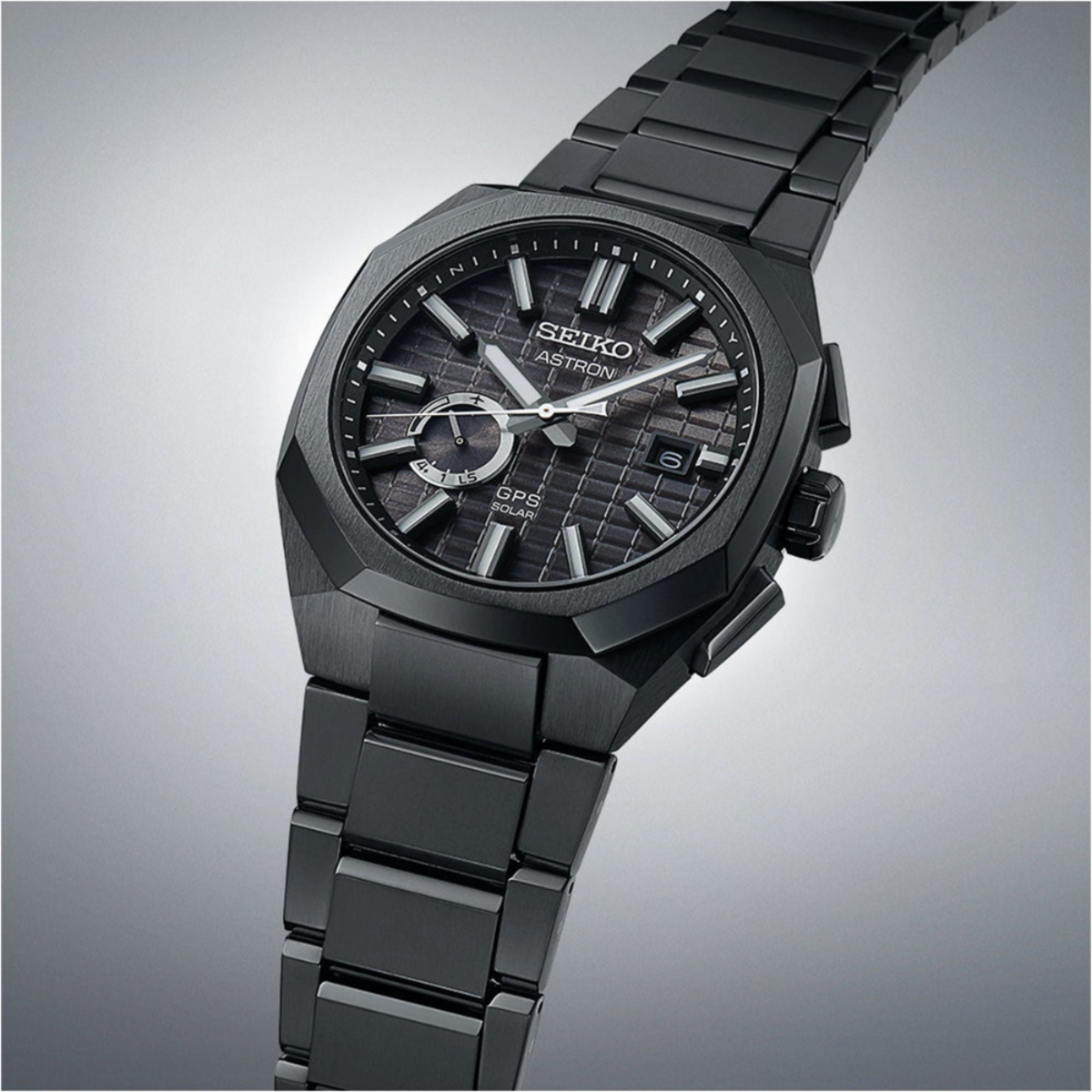 Seiko Astron | SSJ015J1 GPS Solar "New Future" Hexagon Stealth Edition
