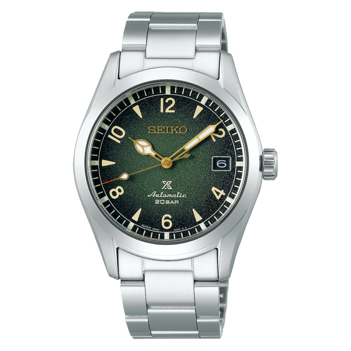 Seiko Baby Alpinist SPB155 SPB155J1 Japan Mechanical Green Dial Watch