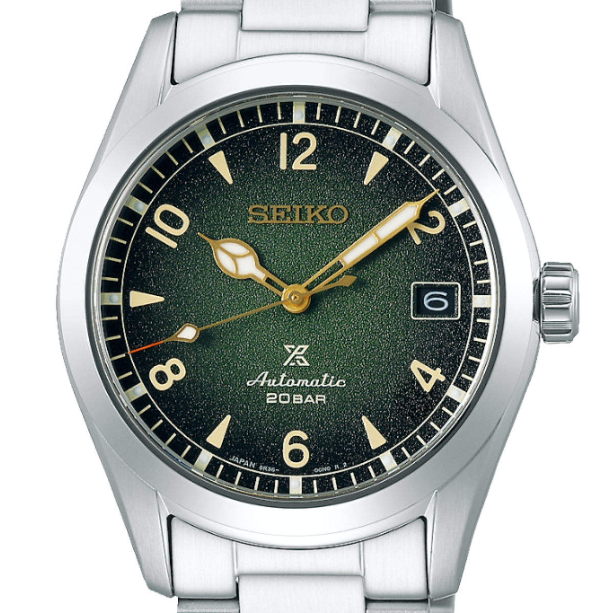 Seiko Baby Alpinist SPB155 SPB155J1 Japan Mechanical Green Dial Watch