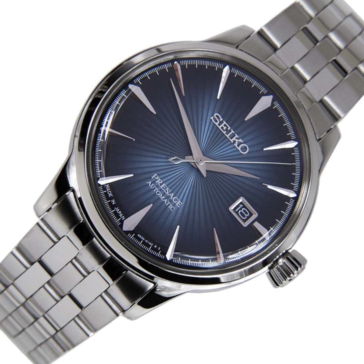 Seiko Presage SRPB41: "Blue Moon" Cocktail Time Automatic Dress Watch