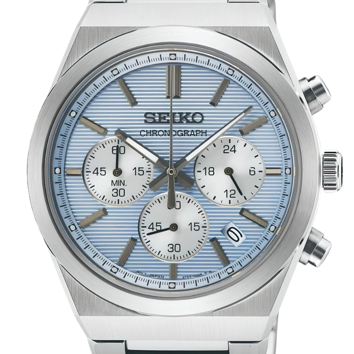 Seiko SSB459P1 Conceptual: Sporty Quartz Chronograph in Light Blue