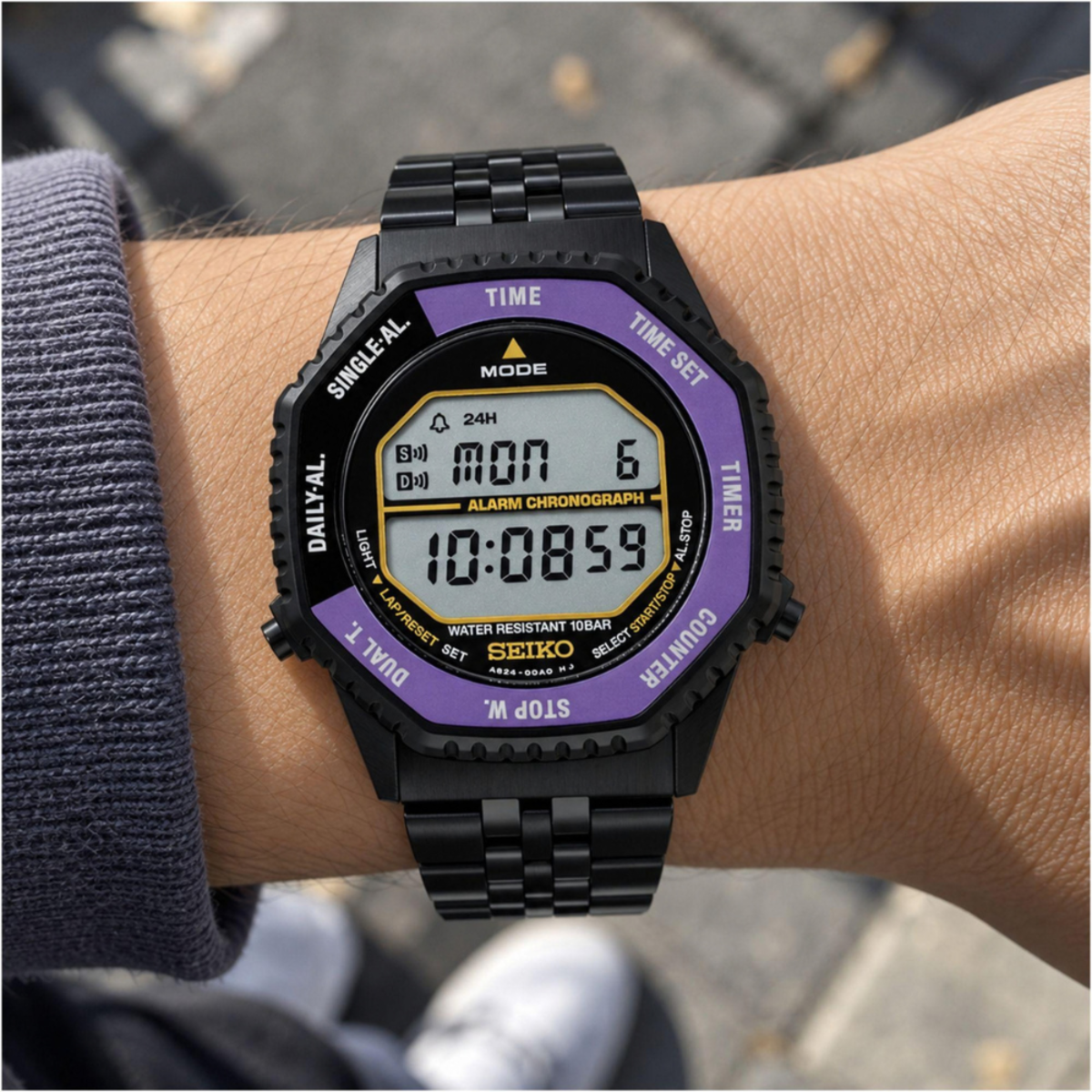 Seiko Rotocall Reissue 145th Anniversary "Edo Purple" Limited Edition Watch HFL001P1
