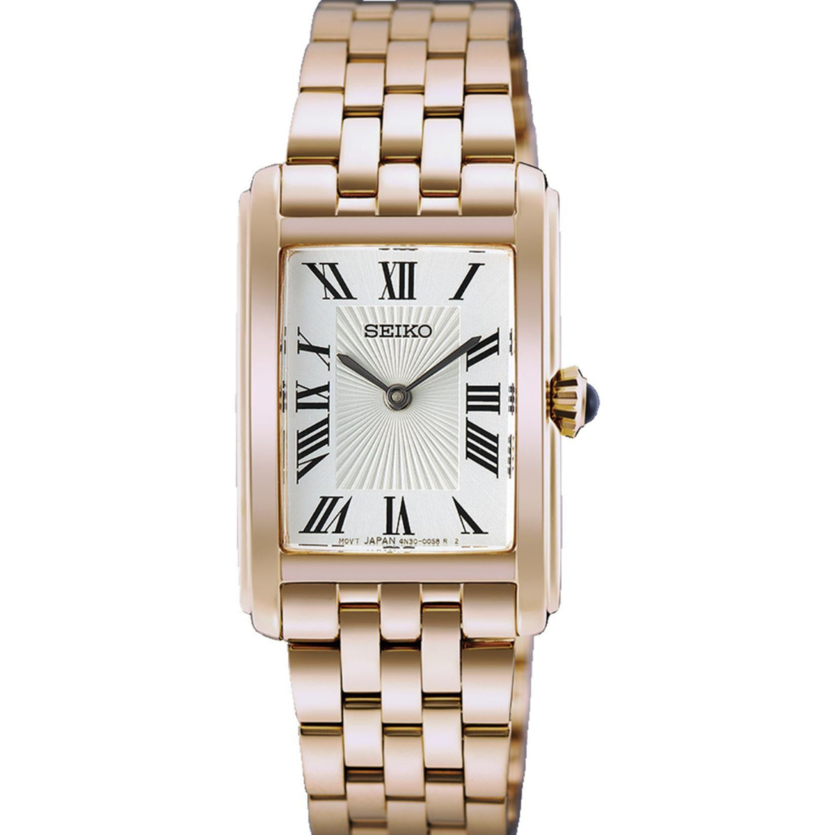 Seiko Essentials Women's Formal Rectangular Watch HGG002P1