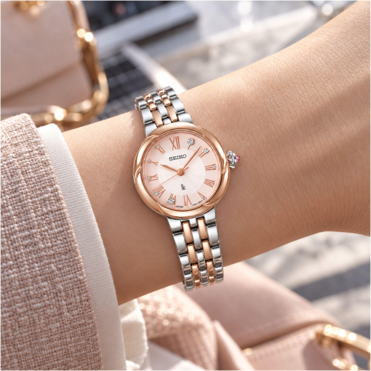 Seiko Lukia Grow Peony Blossoms Women's Watch SSWA006 SSWA006J