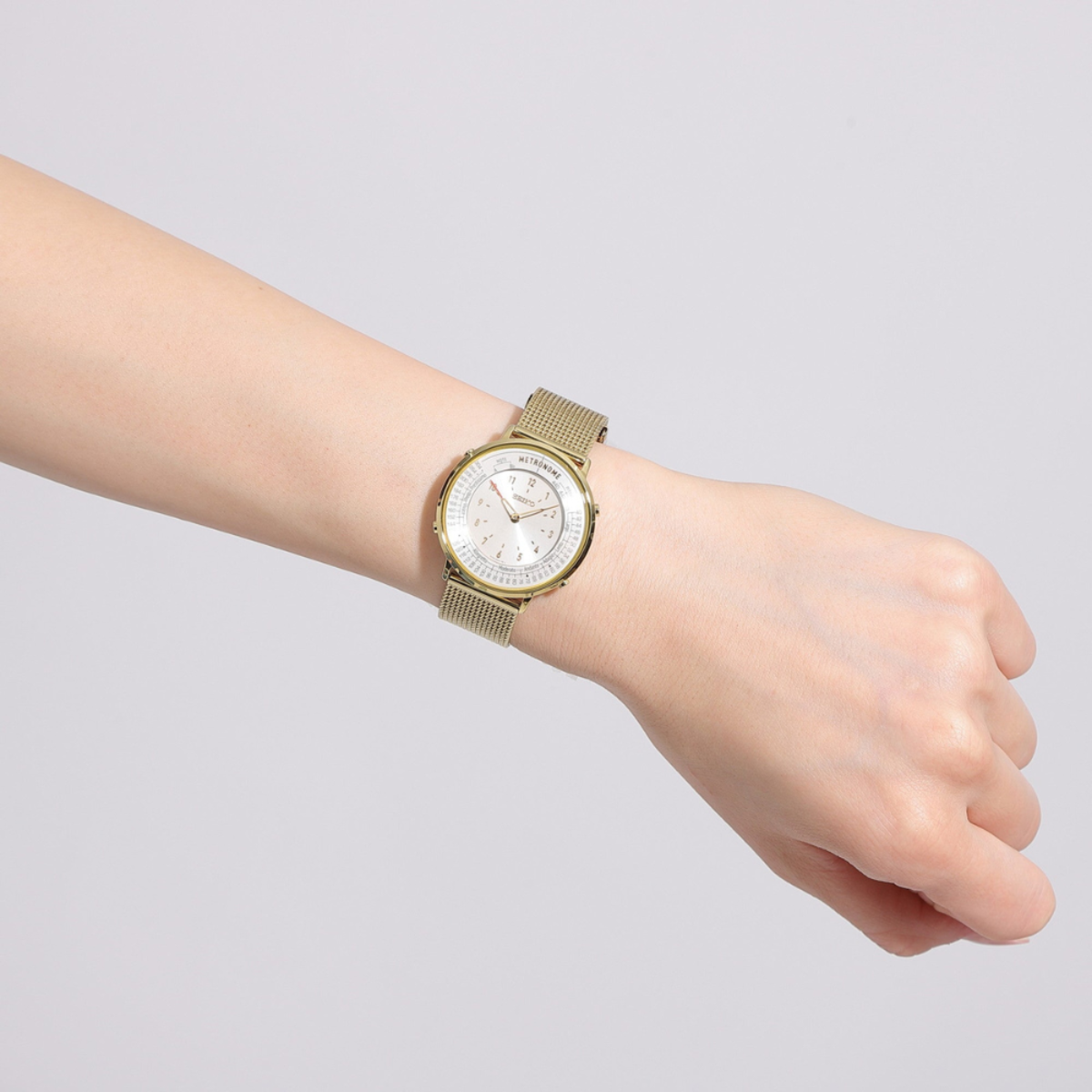 Seiko Metronome Standard Line | Gold Mesh SMW008A