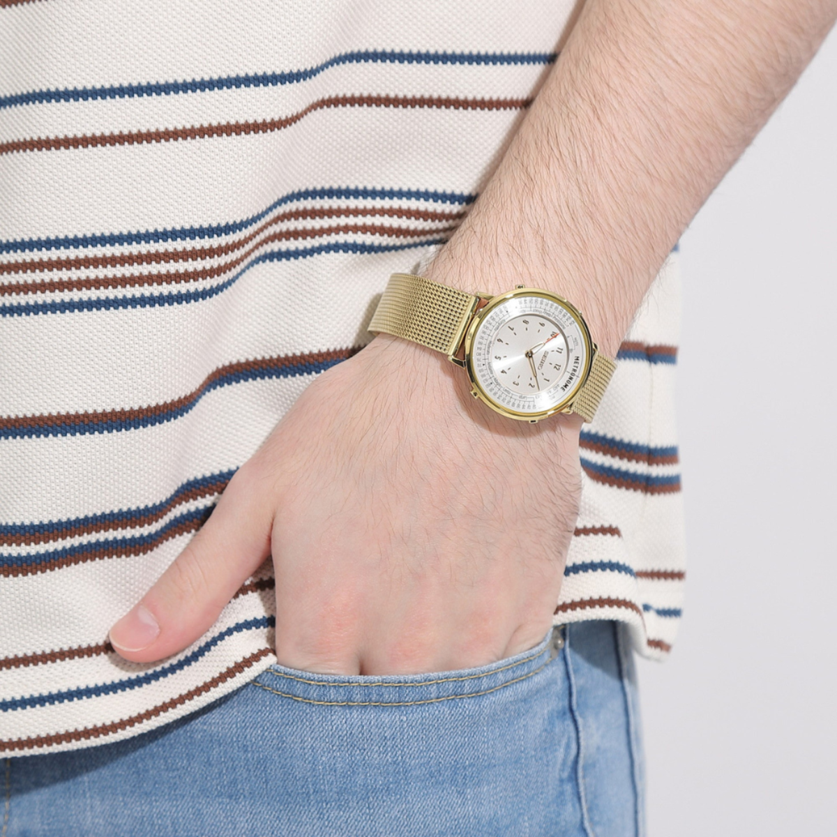 Seiko Metronome Standard Line | Gold Mesh SMW008A