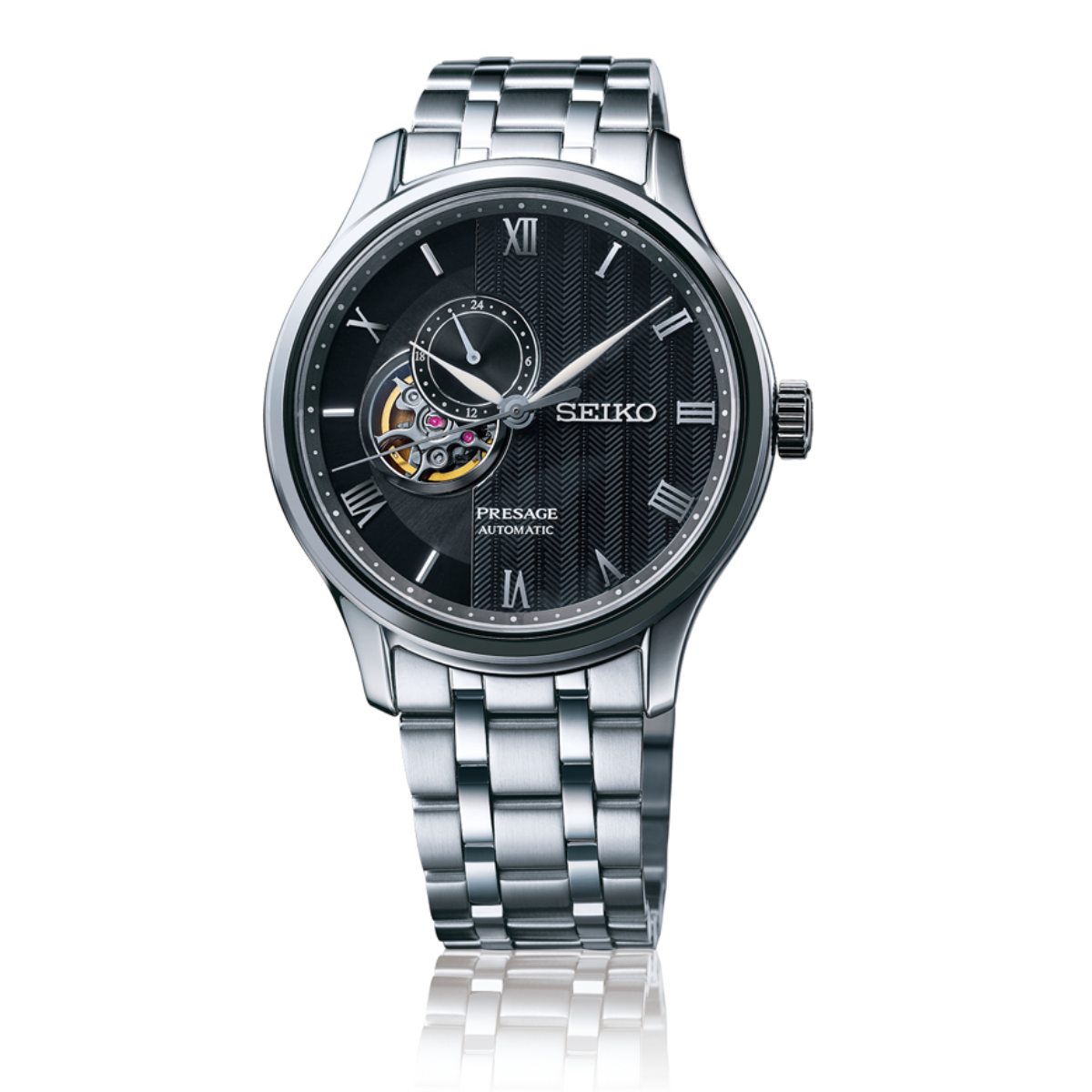 Seiko SSA377J1 Presage Japanese Garden: Elegant Automatic Black