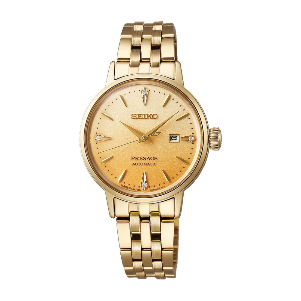 Seiko Presage 'Eggnog' SRE018J1 - Cocktail Time Women's Watch