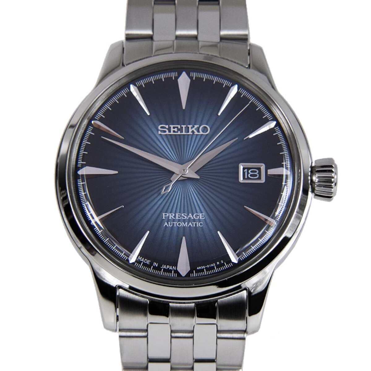 Seiko Presage SRPB41: "Blue Moon" Cocktail Time Automatic Dress Watch