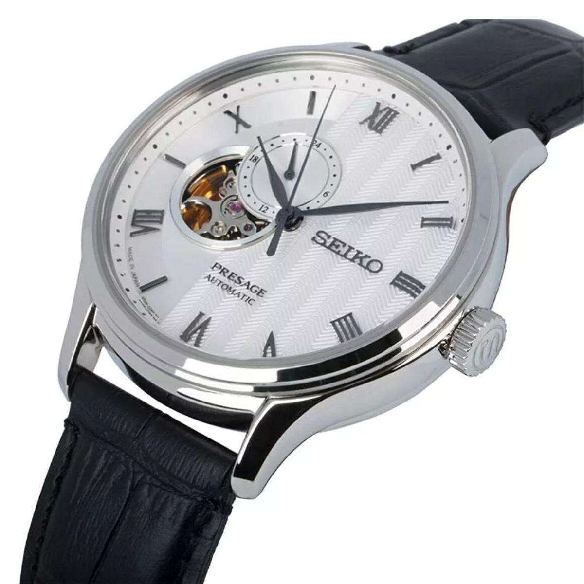 Seiko Presage SSA379J1 SSA379 SSA379J Zen Garden White Dial Mens Watch